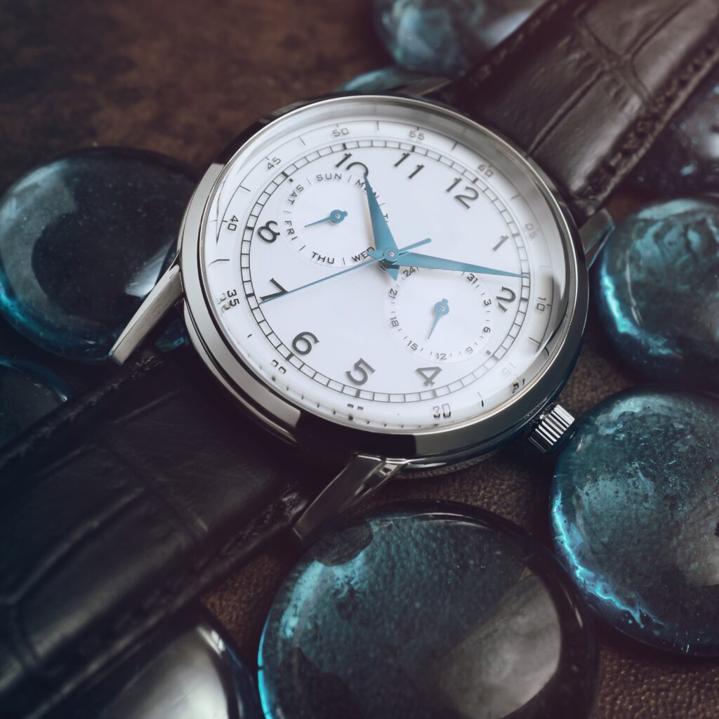 Armbanduhr als Illustration der Zeitwahrnehmung